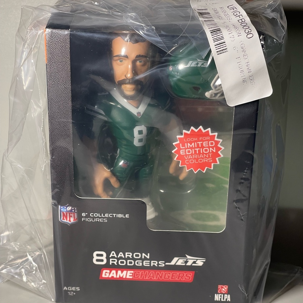 Aaron Rodgers Jets Game Changers Figure